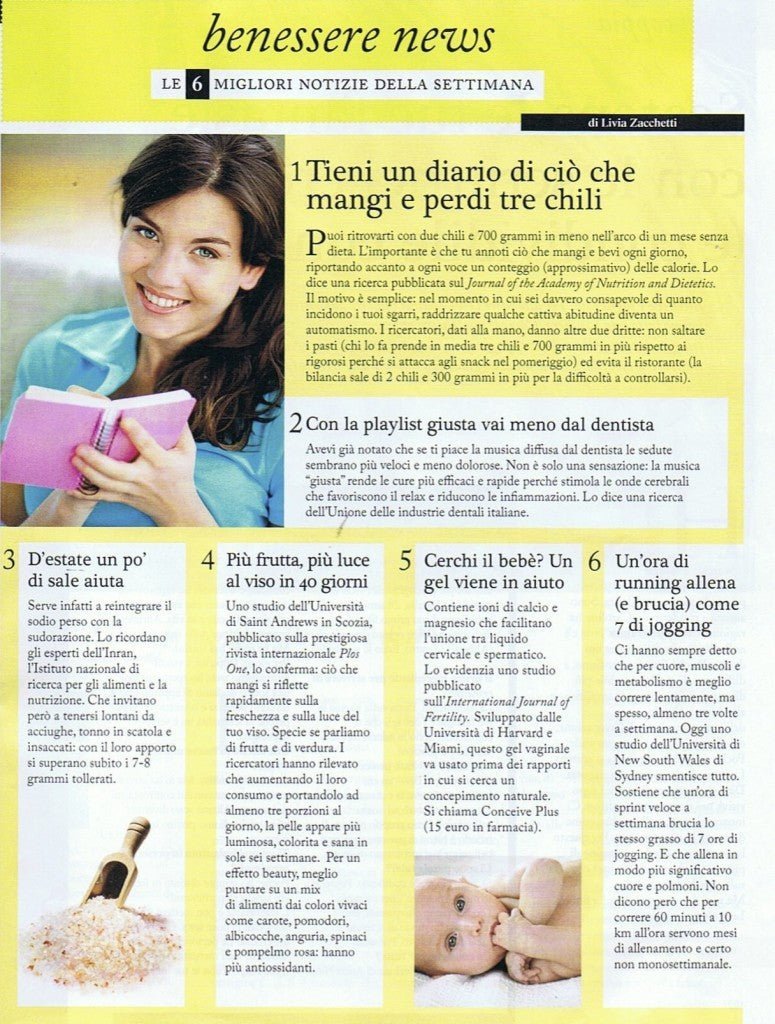 Conceive plus article in F magazine - Conceive Plus®