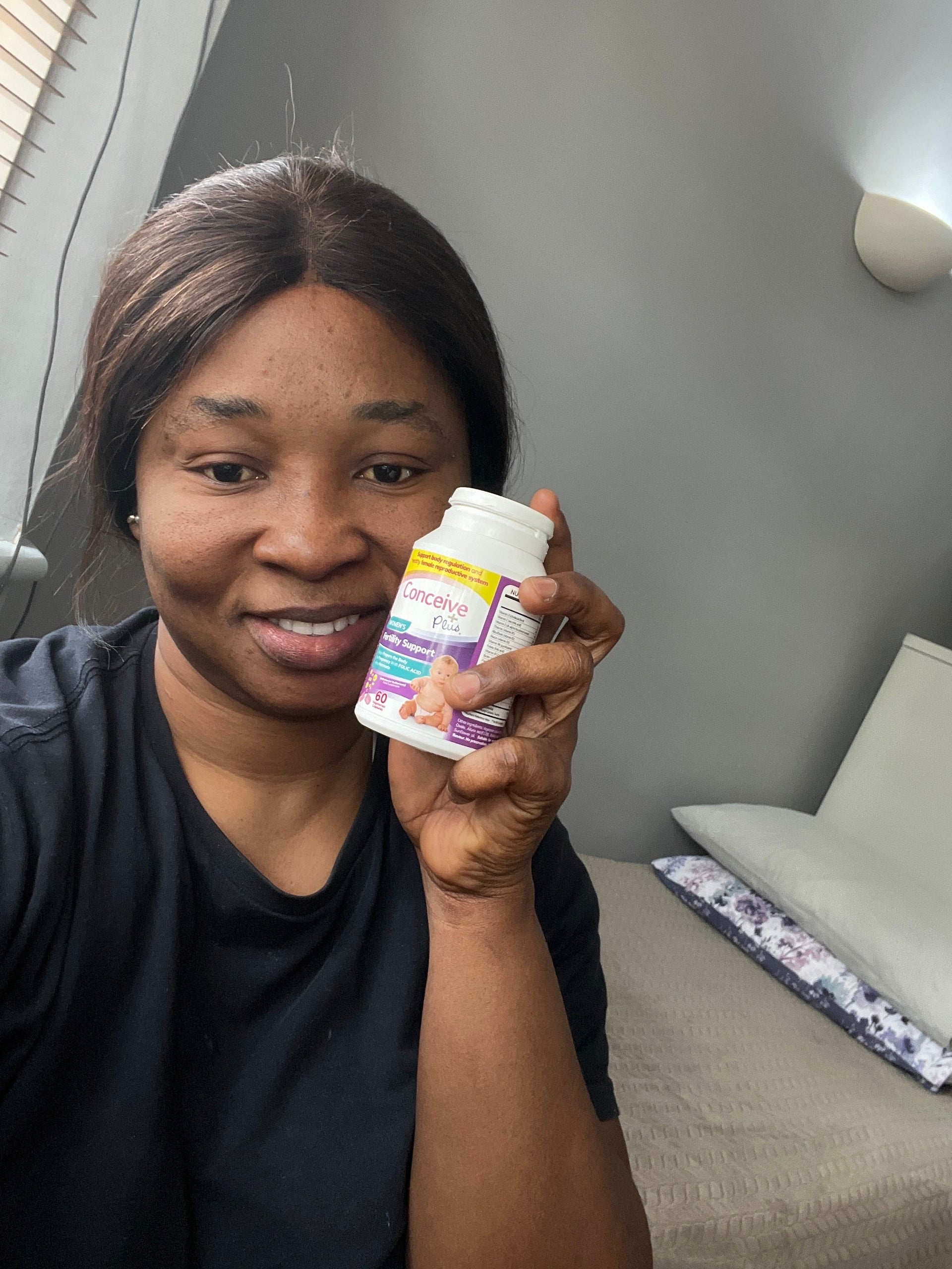 Customer review photo of Conceive Plus Fertility vitamins for women supplement capsules