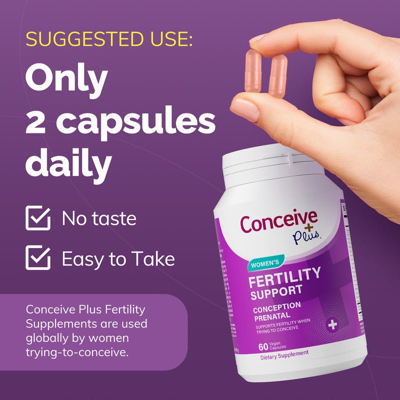 Conception Support Conceive Plus Women's Fertility Support 60 Caps – Conceive Plus®
