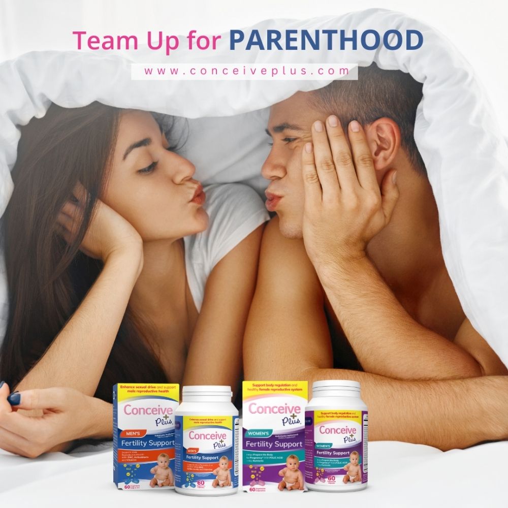 Fertility Support Him & Her Bundle - Male and Female Fertility vitamins - Conceive Plus® - Online Store