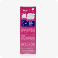 For Men's Fertility Support Bundle the side image of the box of Conceive Plus Fertility Lubricant 30ml Tube on a white background. The box contains information about clinical studies showing 99% sperm viability after two hours of the usage of the Conceive Plus Fertility Lubricant. It also contain information about Clinical Use and Cautions. There is a blue box in the upper middle of the tube box with suggestions to use it with pre-filled applicators. The box is placed within the center of the frame.