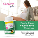 Morning Sickness Relief, 60 Capsules - Female fertility vitamins - Conceive Plus®