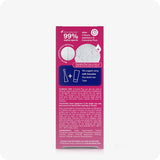 For Try Me Size - Fertility Lubricant Bundle the side view image of the box of Conceive Plus Fertility Lubricant 3x4g Pre-filled Applicators on a white background. The box contains information about clinical studies showing 99% sperm viability after 2 hours of using the fertility lubricant, and information about clinical use, cautions and ingredients. There is also a small blue box in the upper middle of the tube box suggesting to use it with multi-use tube. The box is placed in the middle of the frame.