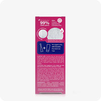 For Try Me Size - Fertility Lubricant Bundle the side view image of the box of Conceive Plus Fertility Lubricant 3x4g Pre-filled Applicators on a white background. The box contains information about clinical studies showing 99% sperm viability after 2 hours of using the fertility lubricant, and information about clinical use, cautions and ingredients. There is also a small blue box in the upper middle of the tube box suggesting to use it with multi-use tube. The box is placed in the middle of the frame.