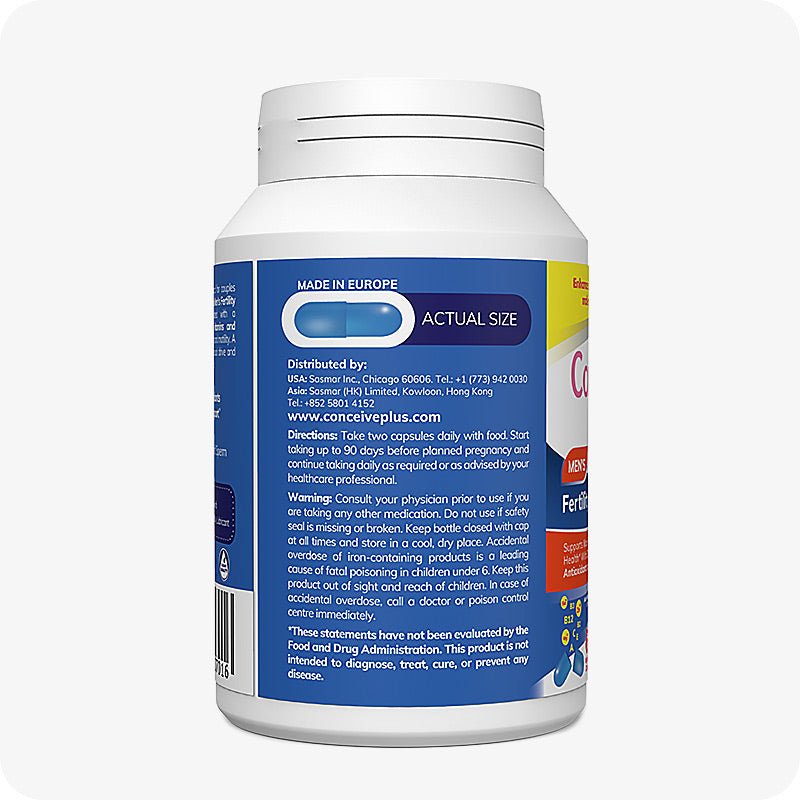 Fertility Supplements For Couples - Male and Female Fertility vitamins - Conceive Plus USA