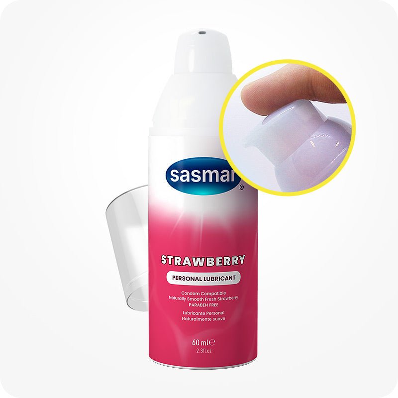 Sasmar Strawberry Flavor Personal Lubricant - Water - based lubricant - Conceive Plus USA