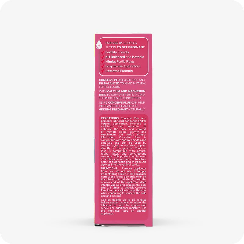 TRY ME SIZE - Fertility Lubricant Applicators - Fertility Lubricant - Conceive Plus USA